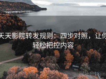 天天影院转发规则：四步对照，让你轻松把控内容